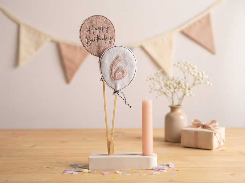 Preview: Geburtstags Ballon - ITH-Stickdatei